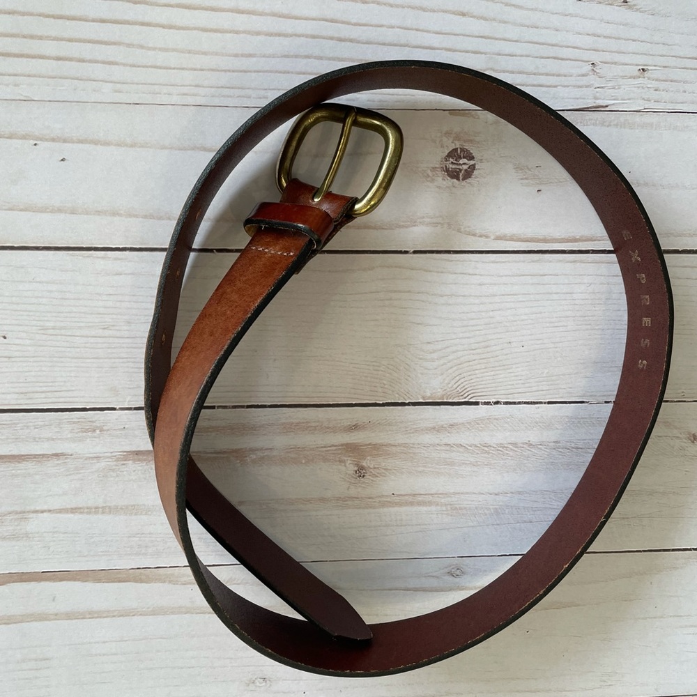 Leather belt